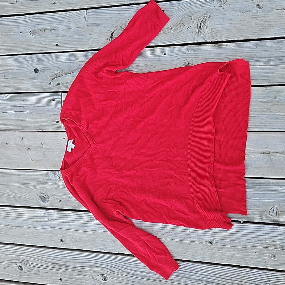 Monsoon angora blend sweater M